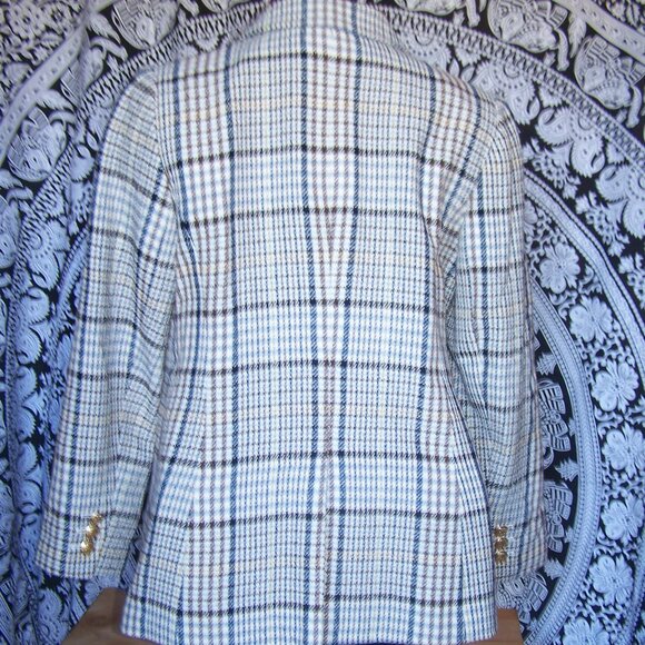 Talbots Tweed Blazer Sz 8P - Picture 4 of 6